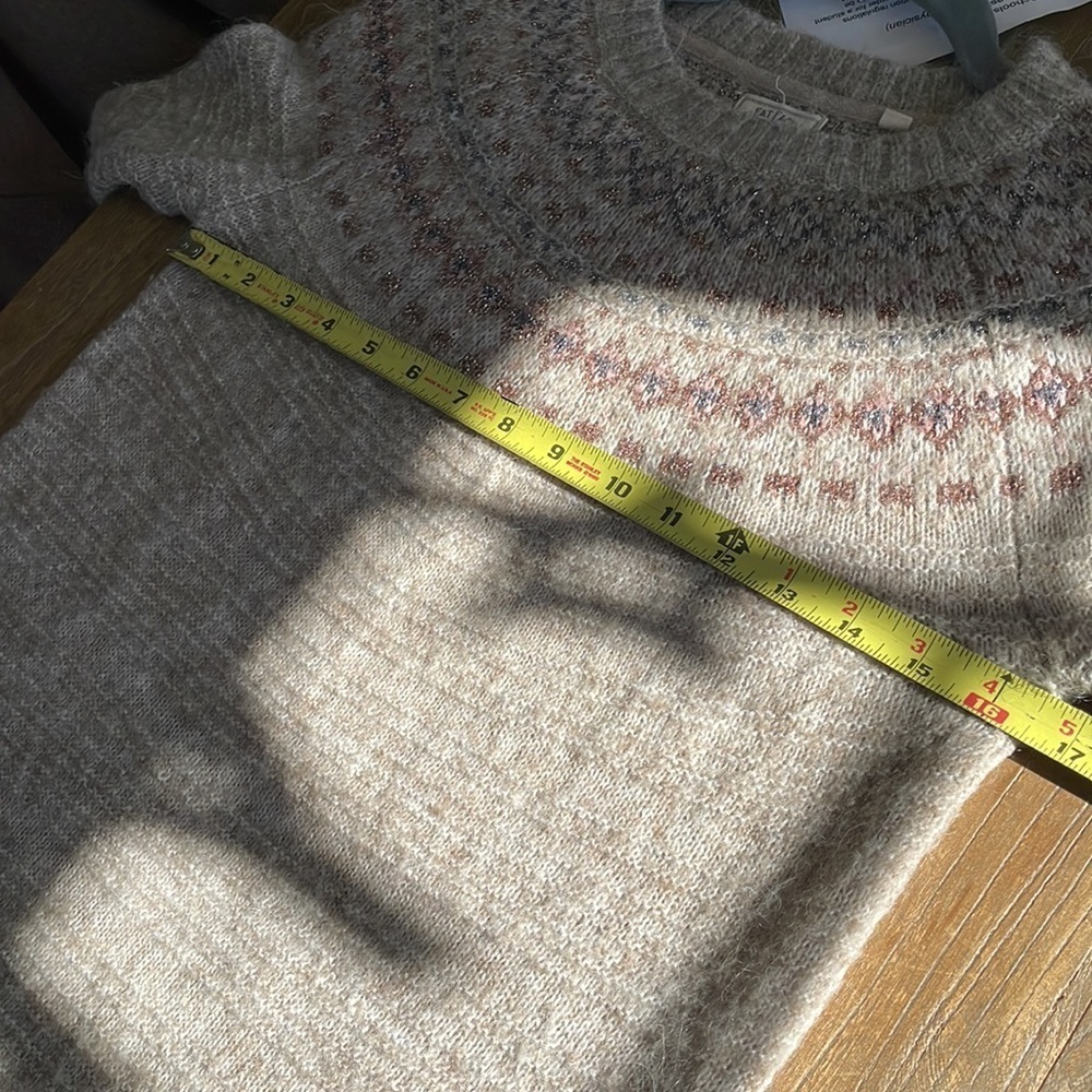 FatFace Fair Isle Metallic Erica Jumper - Picture 8 of 9